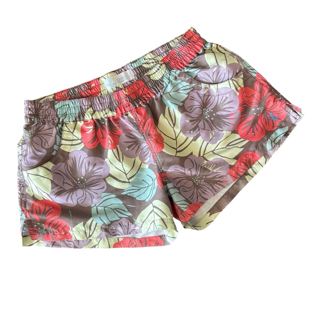 Carve Designs Tropical Floral Quick Dry Shorts 8